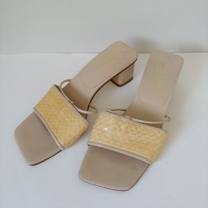 Rangoni Amalfi Vintage Snakeskin Leather Sandals Size 6